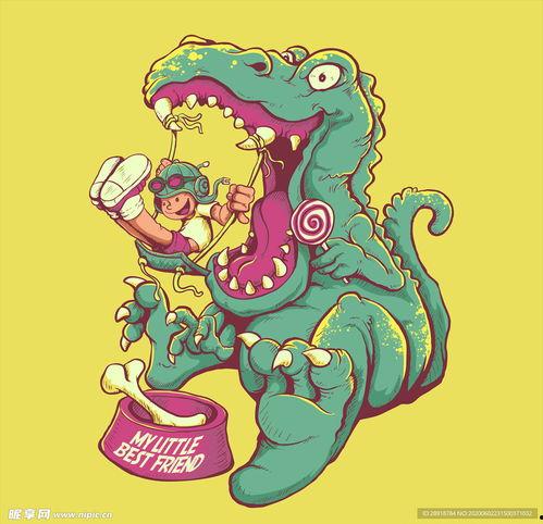 吃瓜恐龙动画,穿越时空的趣味冒险之旅