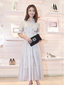 明星连衣裙林心如,连衣裙造型惊艳亮相