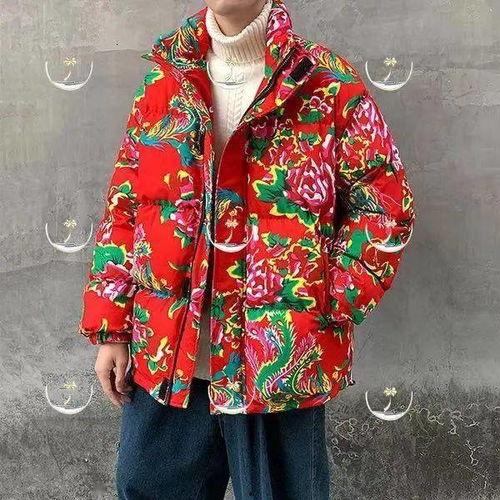 东北网红款棉服图片,保暖时尚新潮流